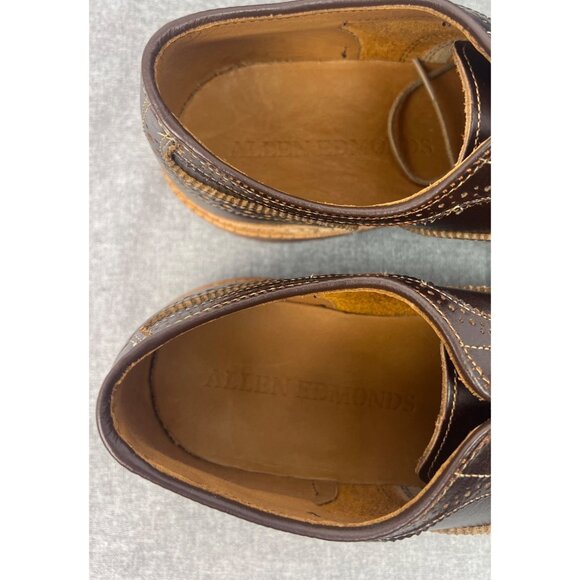 Strandmok Wingtip Cap-toe Oxford with Dainite Rubber Sole Mens 6.5 E - Picture 10 of 14